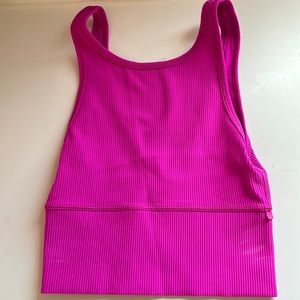 Lululemon power pivot tank size 2 sonic pink